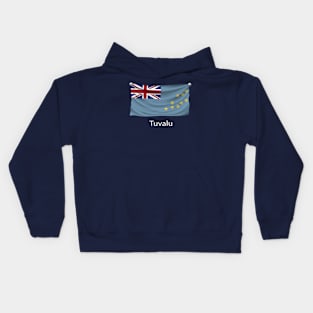 Tuvalu Flag Kids Hoodie